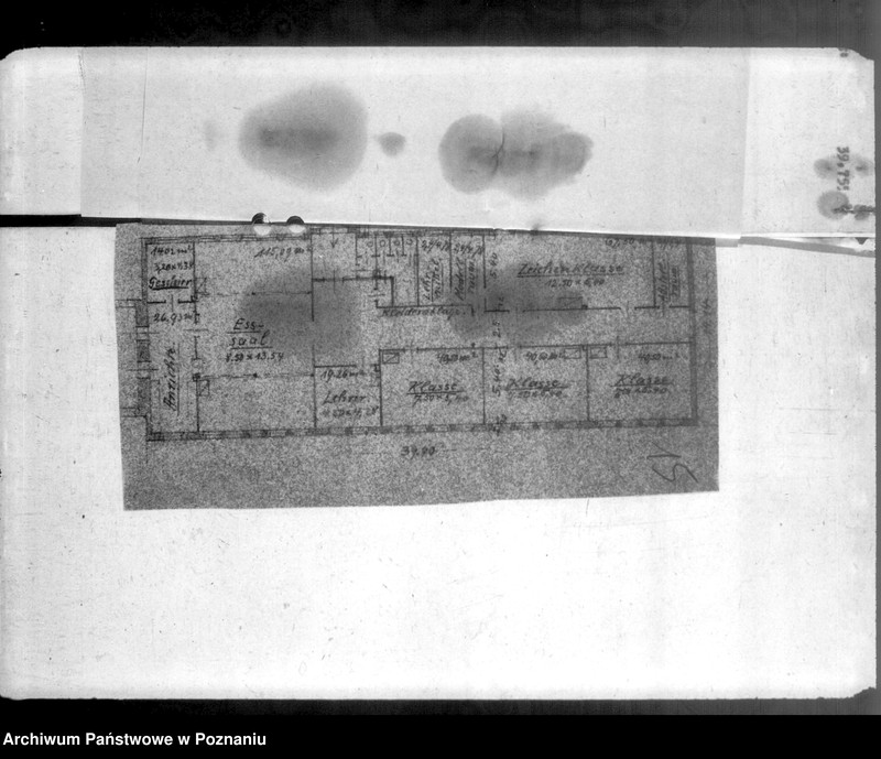 Obraz 19 z jednostki "Umbau und Einrichtung der Heimoberschulen in Gostingen, Łagiewniki, Schrimm, Schroda"