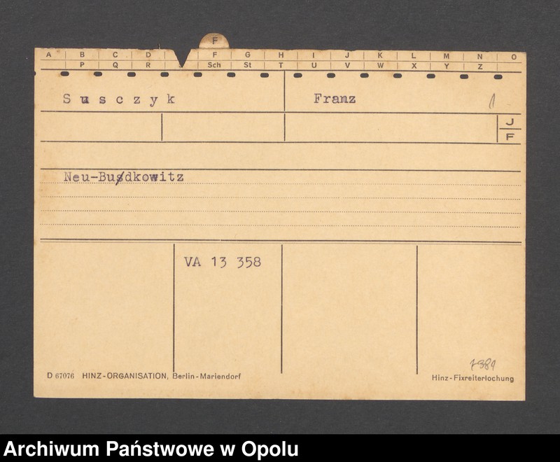 Obraz 3 z jednostki "[Susczyk Franz, Neu Budkowitz]"