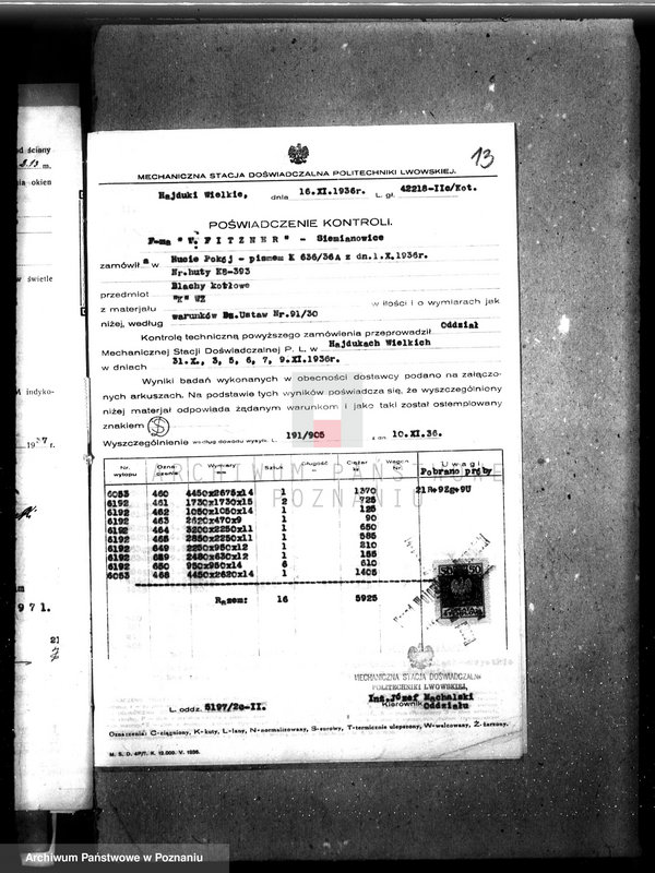 image.from.unit.number "Koźmińska Spółdzielnia Mleczarska w Koźminie nr woj. 6768"