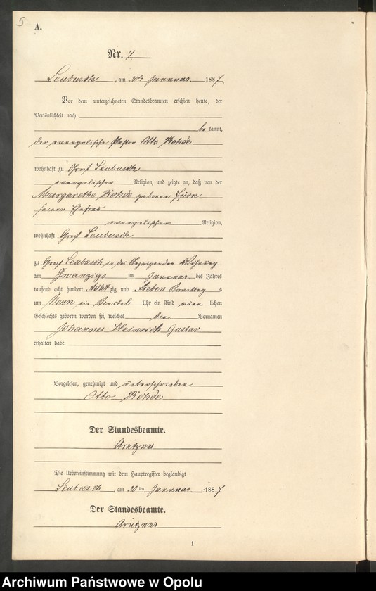image.from.unit.number "Geburts-Neben-Register Standes-Amt Leubusch 1887"