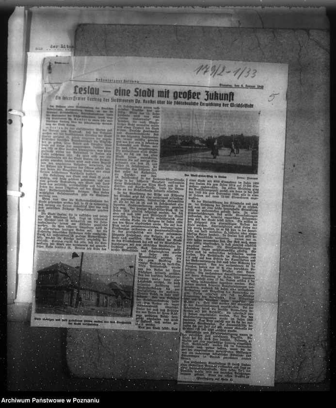 Obraz 9 z jednostki "Wycinki prasowe dotyczące Kraju Warty"