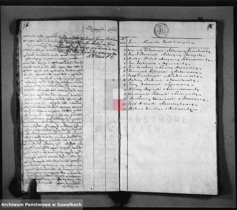 image.from.unit.number "Księgi Gminy i Parafij Bakałarzewskiey ślubne 1808 R."