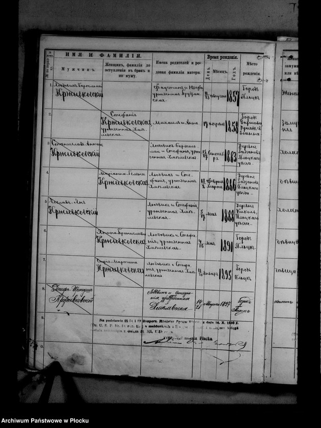 image.from.unit.number "[Księga zamknięta ludności stałej miasta Płocka - ul. Bielska nr 14]"