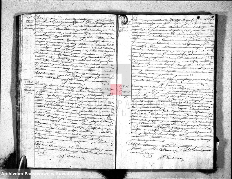 image.from.unit.number "Księga Duplikat Urzędnika Stanu Cywilnego Wyznania Ewangelickiego Okręgu Suwałki w Powiecie Dąbrowskim Obwodzie i Gubernii Augustowskiey na Rok 1839."