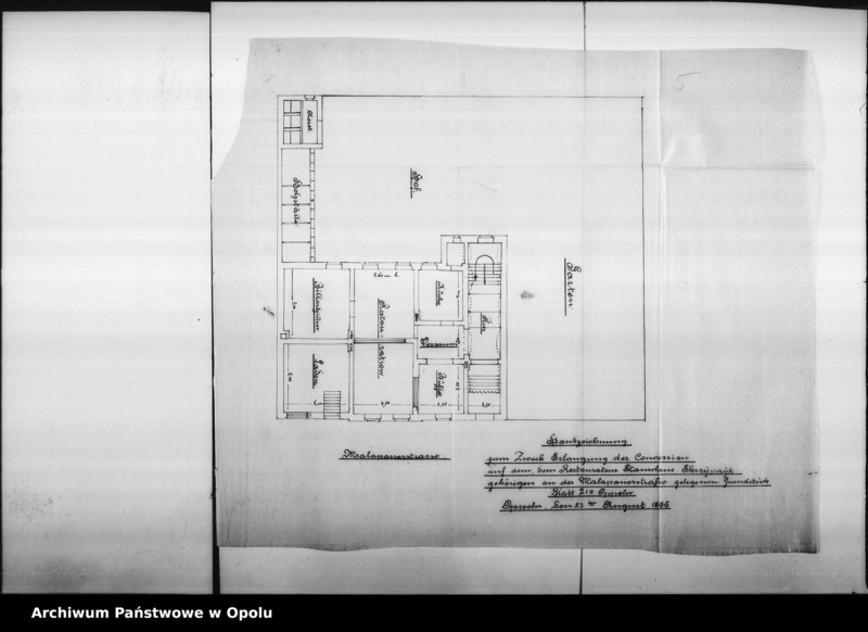 Obraz 8 z jednostki "Acta des Magistrats zu Oppeln betreffend die Gastwirtschaft an der Malapaner-Chaussee von Klusche Vol. I"