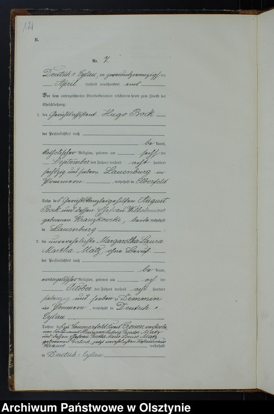 image.from.unit.number "Heiraths-Neben-Register Nr 1 - 37"