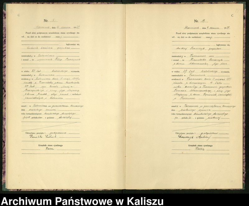 Obraz 12 z jednostki "[Księga zgonów]"