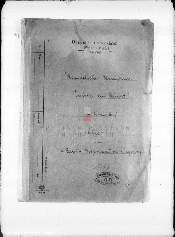 Obraz 4 z jednostki "Evangelisches Vereinhaus,,Herberge zur Heimat" w likwidacji, Obrót w Banku Gospodarstwa Krajowego"