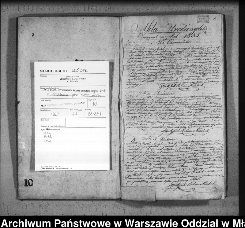 image.from.unit.number "Akta urodzin, małżeństw i zgonów"