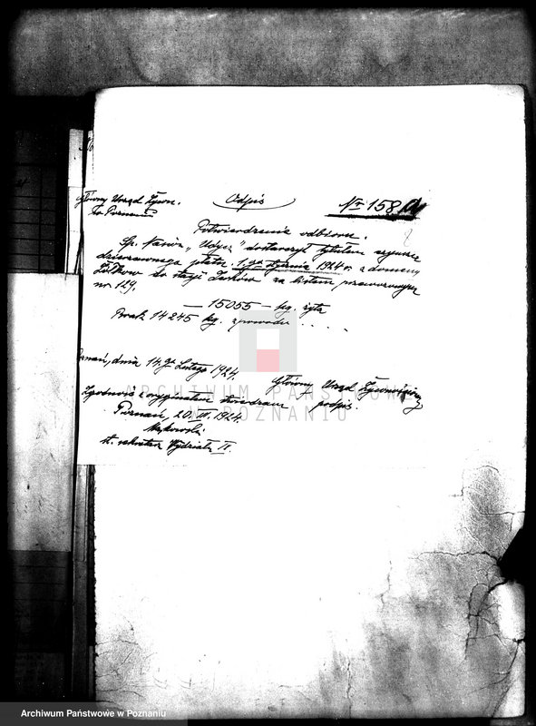 Obraz 12 z jednostki "Spłata czynszu dzierżawnego majątku państwowego Żółków"