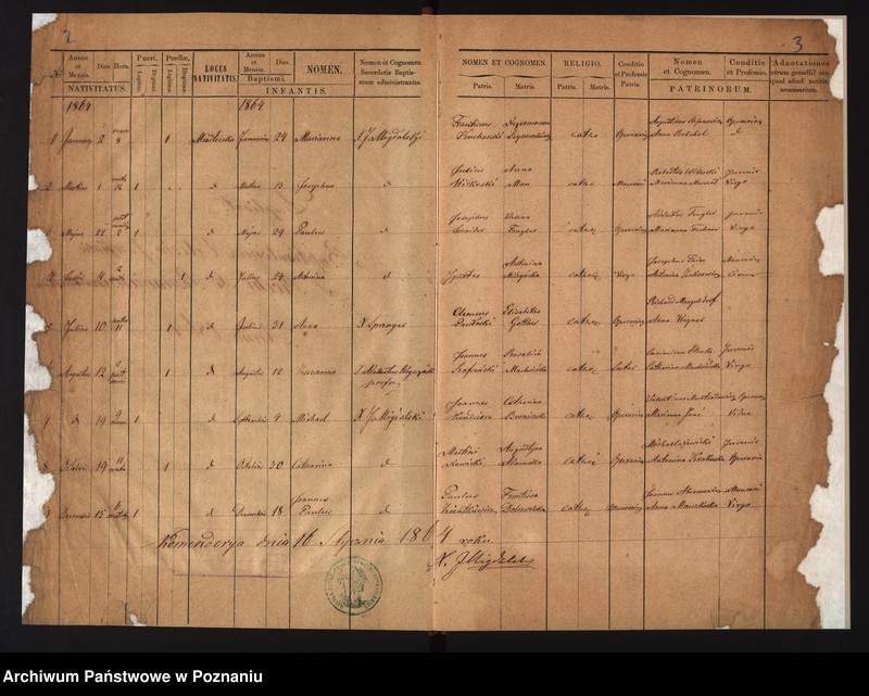 Obraz 4 z jednostki "Duplicat baptisatorum"