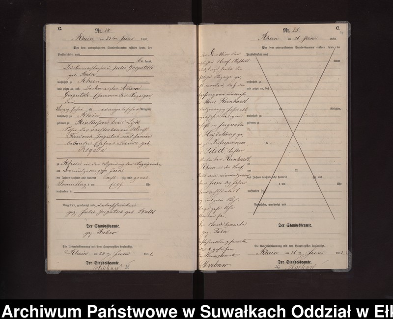 image.from.unit.number "Sterbe-Neben-Register des Preussischen Standes-Amtes Rhein Kreis Loetzen"