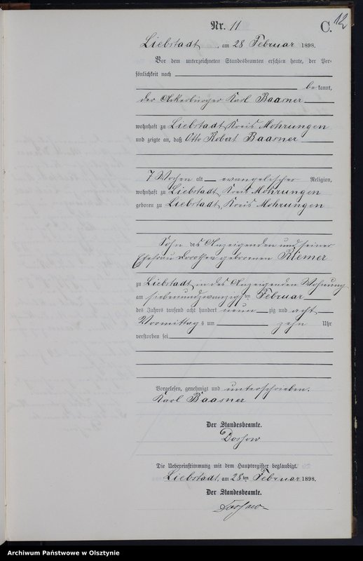 image.from.unit.number "Sterbe-Neben-Register Nr 1 - 46"