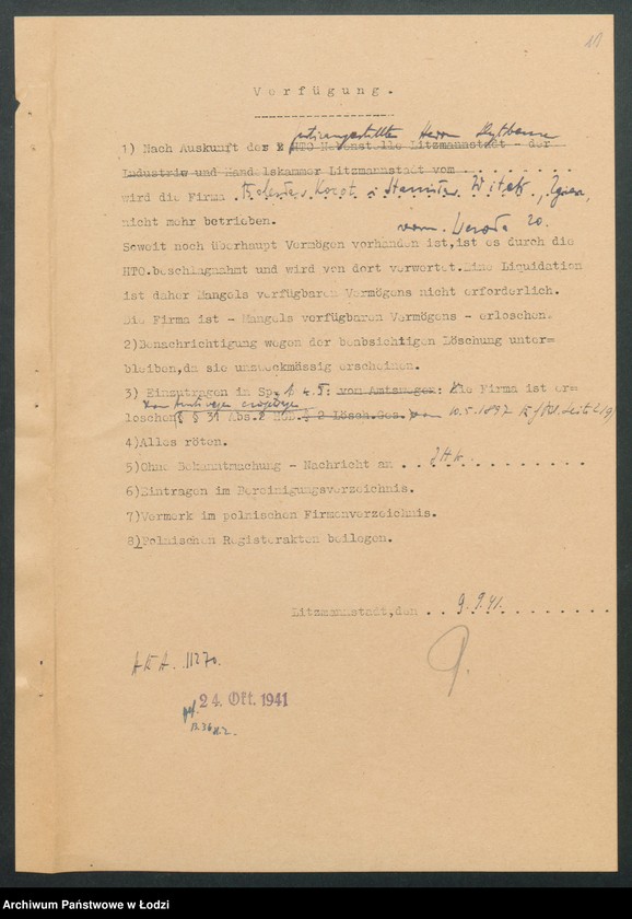 Obraz 13 z jednostki "Bolesław Kocot i Stanisław Witek- handel win i wódek"