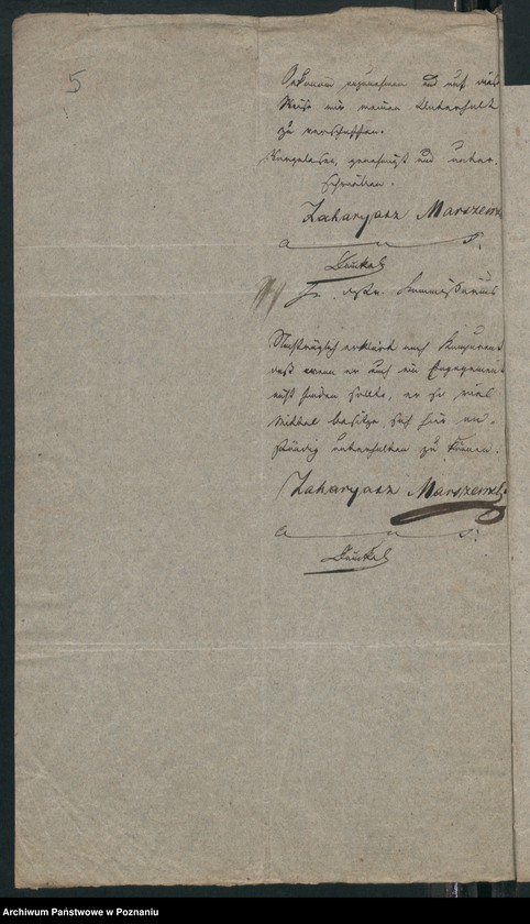 Obraz 9 z jednostki "A. betr. Zacharias von Marczewski"