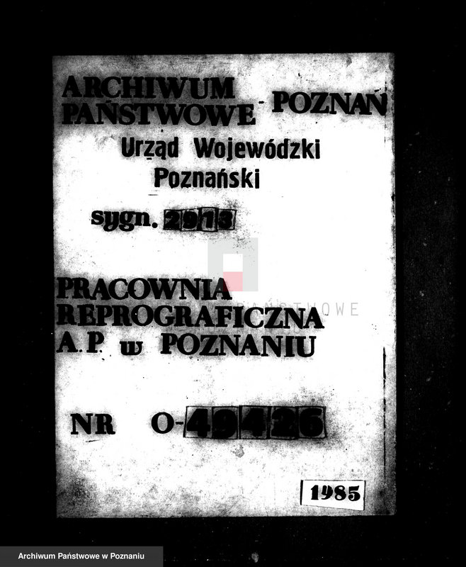 Obraz 1 z jednostki "Operat szacunkowy majątku Bądecz powiatu wrzesińskiego"