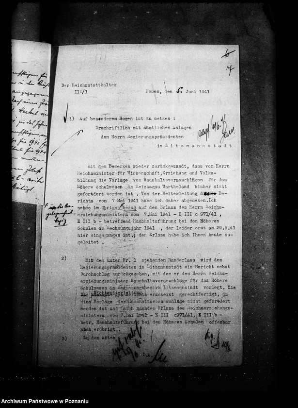 Obraz 11 z jednostki "Haushaltspläne der Oberschulen"