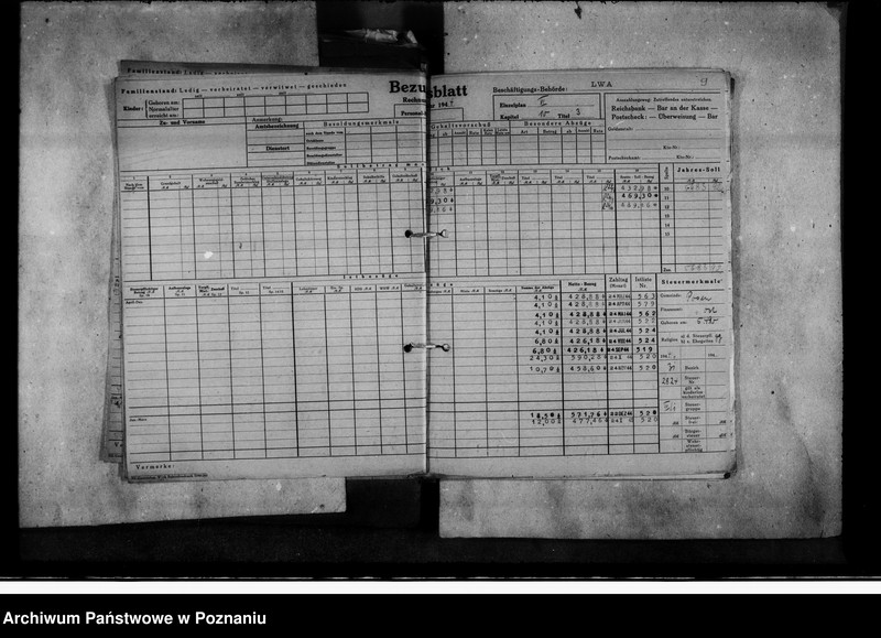 Obraz 12 z jednostki "Bewerbungen um Anstellung (oraz karty wynagrodzeń, m.in. Landratów)"