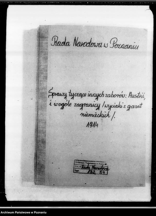 Obraz 4 z jednostki "Sprawy Polskie w zaborach: austriackim i rosyjskim [wycinki z prasy niemieckiej]"