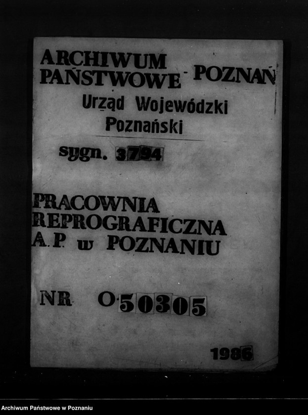 Obraz 1 z jednostki "Plan urządzenia gospodarstwa leśnego dla lasu majętności Sobota powiat poznański 1936-1946"
