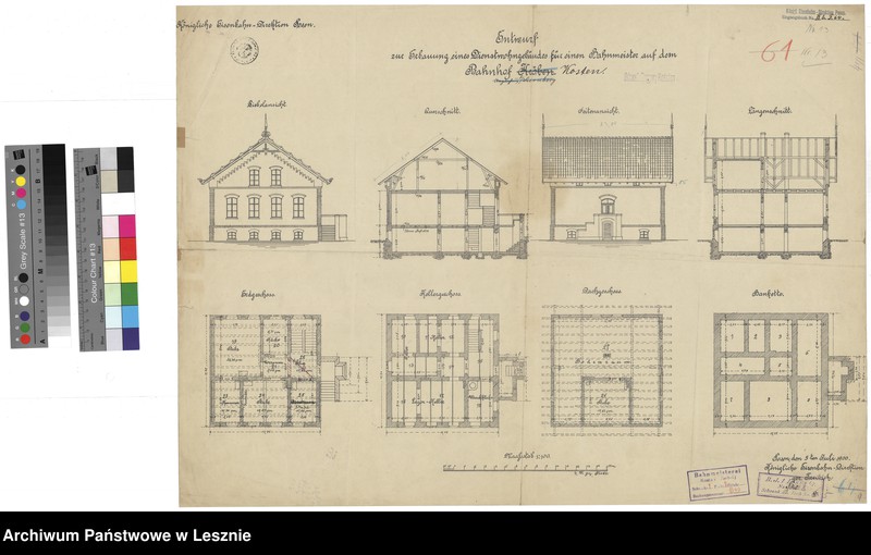 Obraz 19 z jednostki "Kościan miasto. Stacja kolejowa."