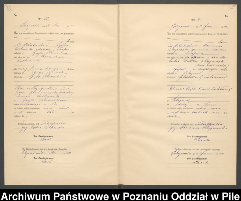 Obraz 18 z jednostki "Księga zgonów"