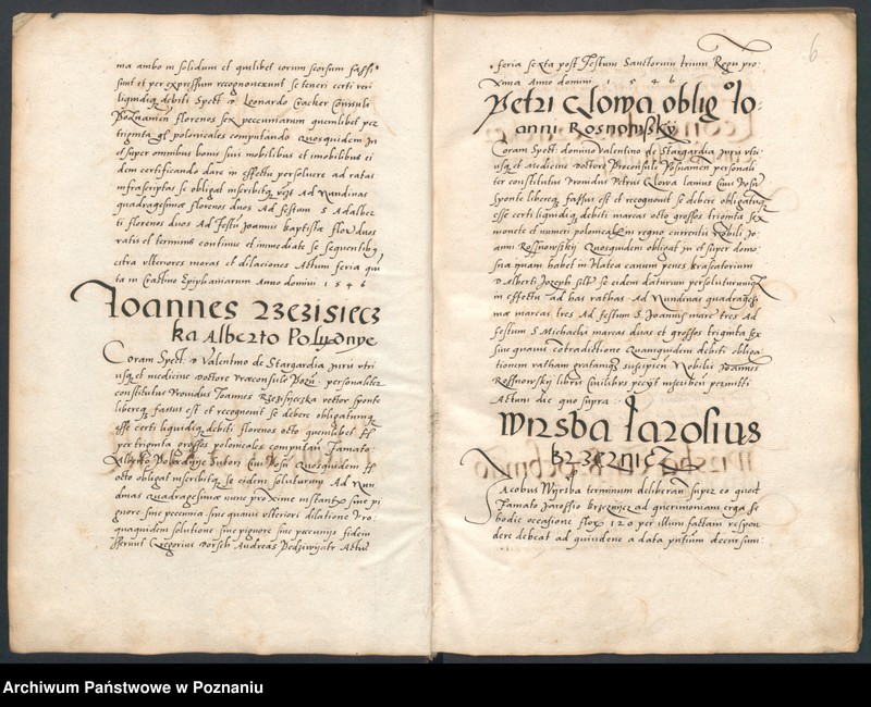 Obraz 7 z jednostki "Liber controversiarum coram consulatu Posnaniensi actarum ..."