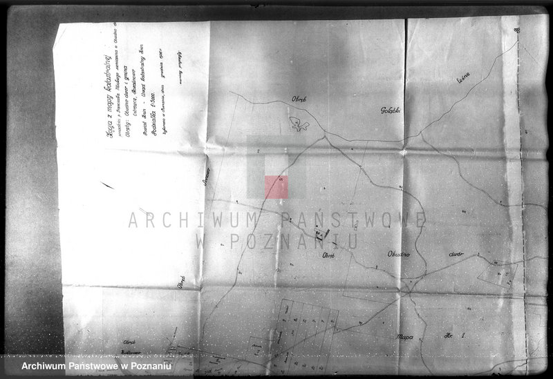 Obraz 5 z jednostki "Majątek Obudno powiatu żnińskiego wyłączenie z art.4/5 ustawy o wykonaniu reformy rolnej"