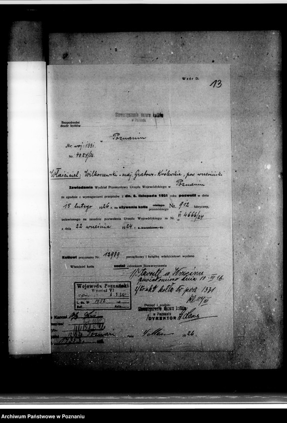 Obraz 17 z jednostki "Majętność Grabowo Królewskie powiat wrzesiński nr woj. kotła 1331"