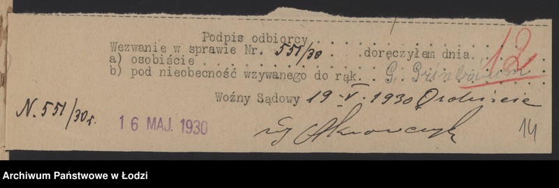 Obraz 16 z jednostki "Gitla Grynbaum- drobna sprzedaż mięsa"