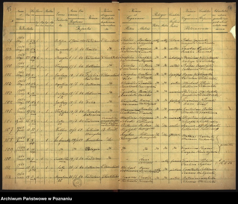 Obraz 12 z jednostki "Księga urodzin"