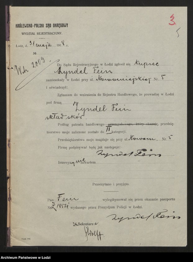 Obraz 7 z jednostki "Zyndel Fein - skład skór"