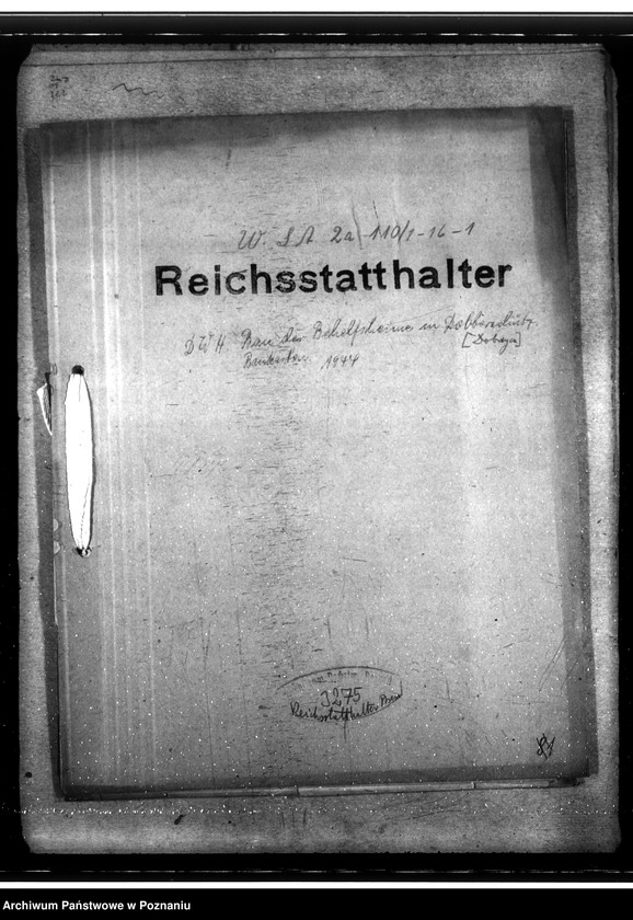 Obraz 4 z jednostki "Bau von Behelfsheimen in Dobberschütz (Dobrzyca). Baracken"