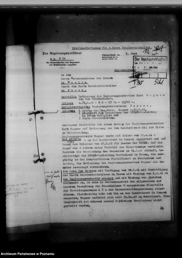 Obraz 16 z jednostki "Abordnung von Beamten"