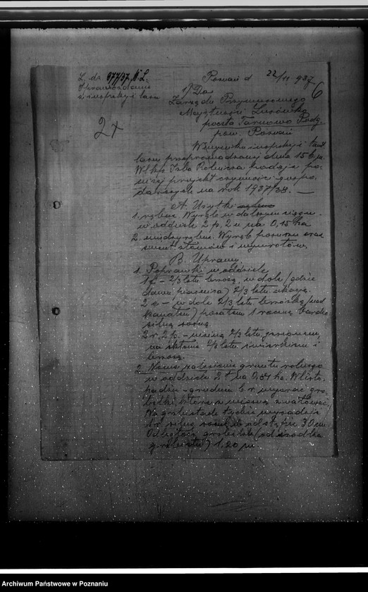 Obraz 10 z jednostki "Nadzór nad gospodarką w lasach majętności Lusówko powiatu poznańskiego"