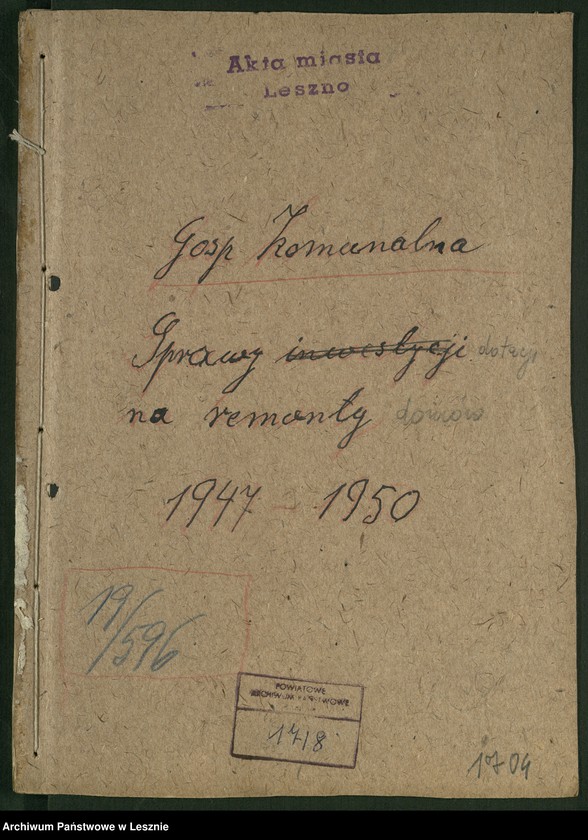 Obraz 2 z jednostki "[Sprawy dotacji na remonty domów]"