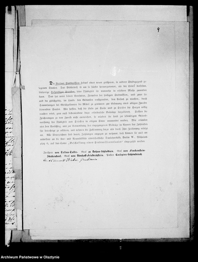 image.from.unit.number "/Schriften betr. den Hofprediger Stöcker, die für ihn geplante Berliner Stadtmissionskirche u. den Bau der Friedenskapelle/"