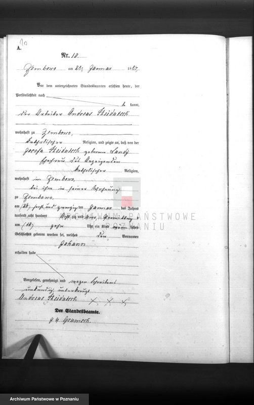 Obraz 12 z jednostki "Księga urodzeń"