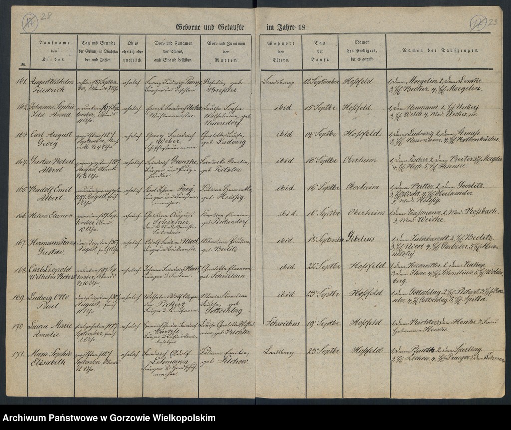 image.from.unit.number "Duplikate der Kirchenbücher der Parochie der Hauptkirche zu Landsberg an der Warthe (zawiera także księgę zgonów Konkordien Kirche z 1842 r.)"