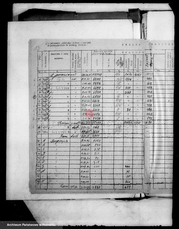 Obraz 18 z jednostki "Operat szacunkowy majątku państwowego Izdebki powiatu wyrzyskiego"
