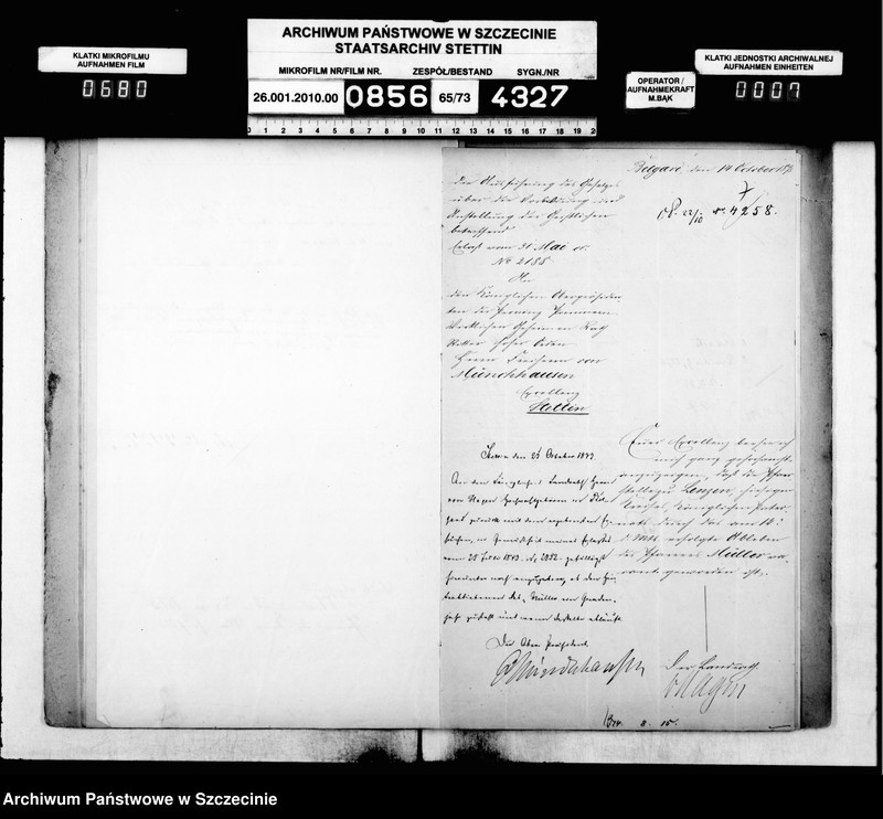 image.from.unit.number "Kontrolle über die Anstellung der Geistlichen in Folge des Gesetzes vom 11. Mai 1873 im Kreise Belgard"