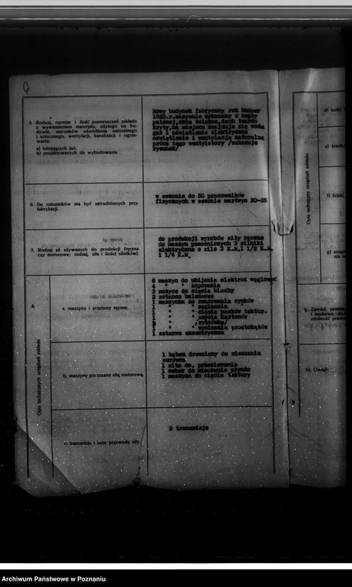 Obraz 10 z jednostki "Fabryka elementów i baterii "Balta" Brzeski i Spółka z o. o. Poznań ul. Patrona Jackowskiego 34 zatwierdzenie zakładu"