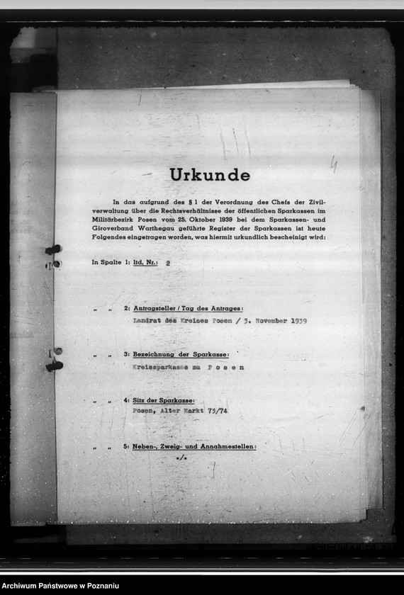 Obraz 8 z jednostki "Sparkassen und Giroverband Wartheland"