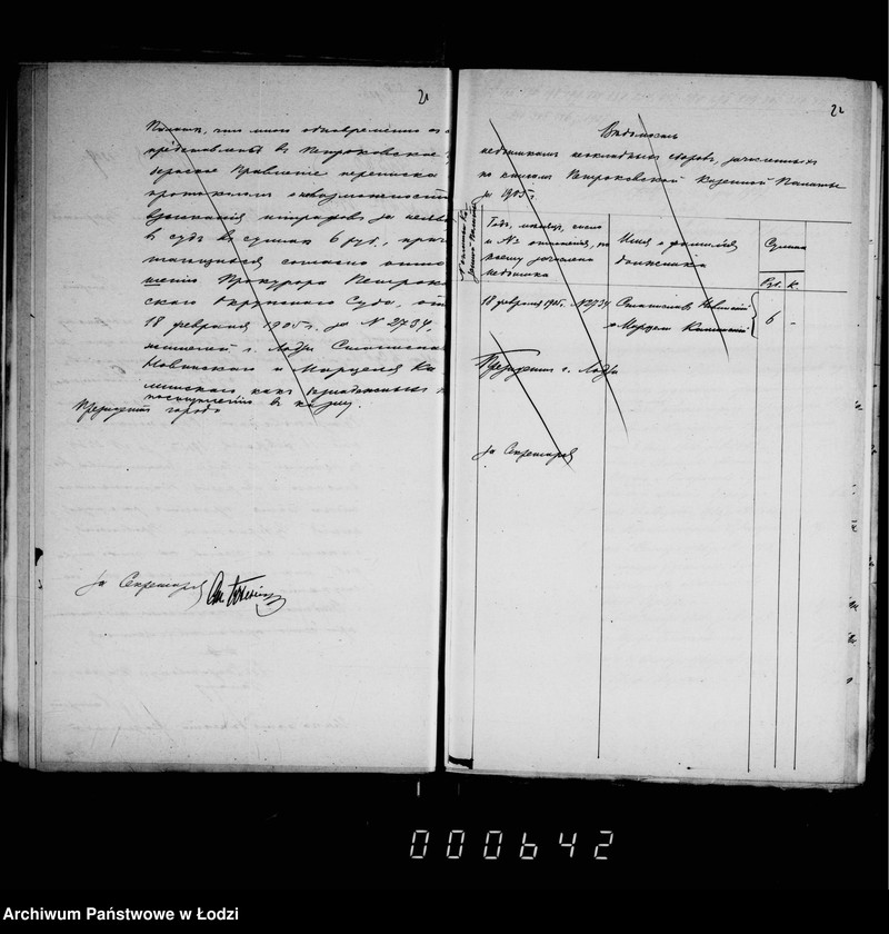 Obraz 20 z jednostki "O složenji so sčetov raznych štrafov"