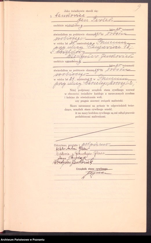 Obraz 11 z jednostki "Księga miejscowa małżeństw tom IV [Rejestr główny małżeństw]"