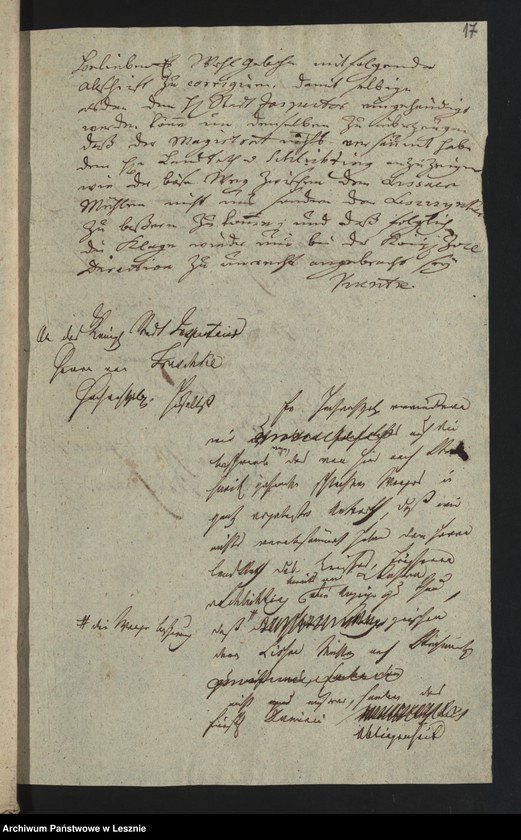 Obraz 19 z jednostki "[Die Verbesserung des Weges auf Fraustadt zu ad Instantiam des Herrn Landesdirektors Freicherrn von Schlichting]"