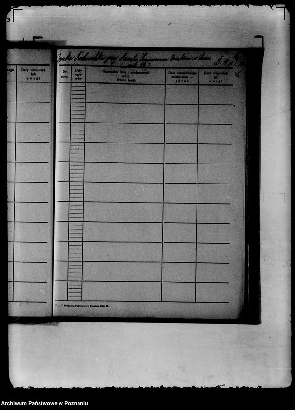 Obraz 19 z jednostki "/Spisy spraw Wydziału Społeczno-Politycznego/"