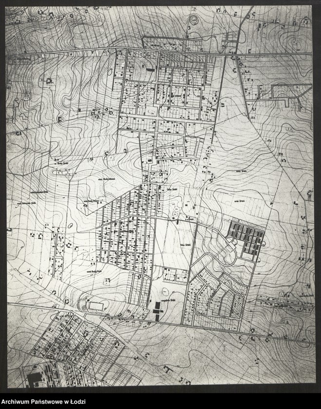 Obraz 3 z jednostki "Fragment planu miasta Łodzi. Dzielnica Stoki"