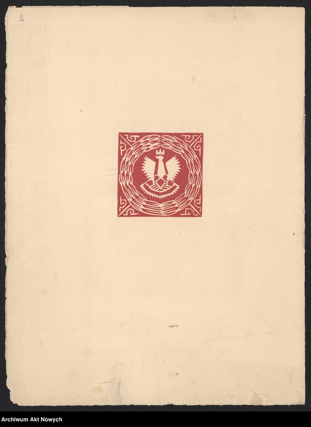 image.from.unit.number "Adres hołdowniczy Les Amis de la Pologne wraz z fotografią popiersia I. J. Paderewskiego"