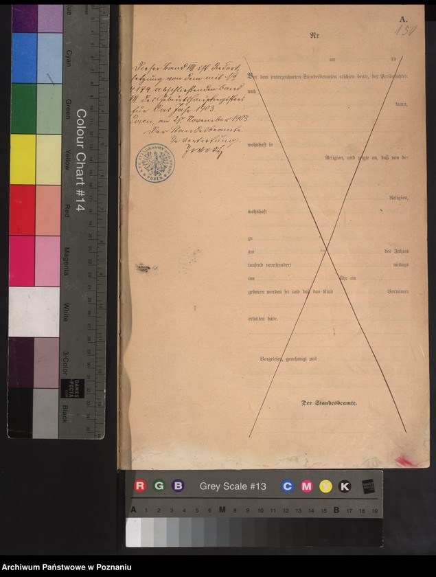 Obraz 4 z jednostki "Księga urodzeń tom VIII"